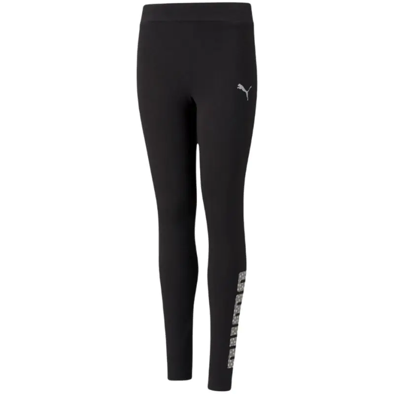 ⁨Legginsy Puma Alpha Leggings G Jr (kolor Czarny, rozmiar 116 cm)⁩ w sklepie Wasserman.eu