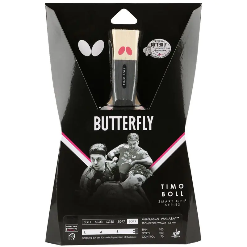 Rakietka do ping ponga Butterfly Timo Boll SG99 (kolor Czarny. Czerwony) w sklepie Wasserman.eu