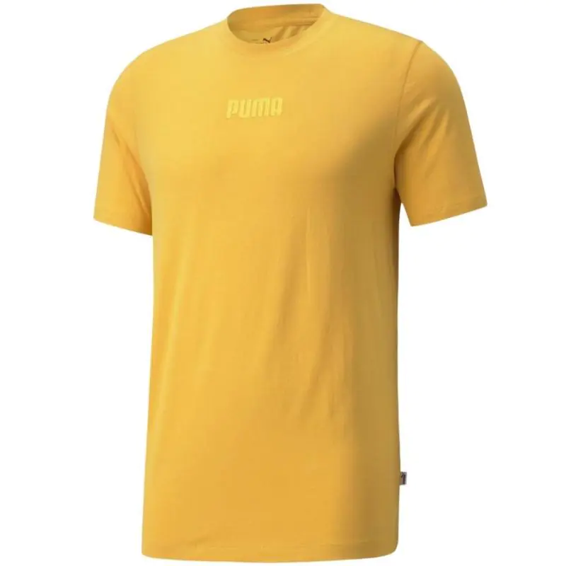 ⁨Koszulka Puma Modern Basics Tee M 589345 (kolor Żółty, rozmiar S)⁩ w sklepie Wasserman.eu