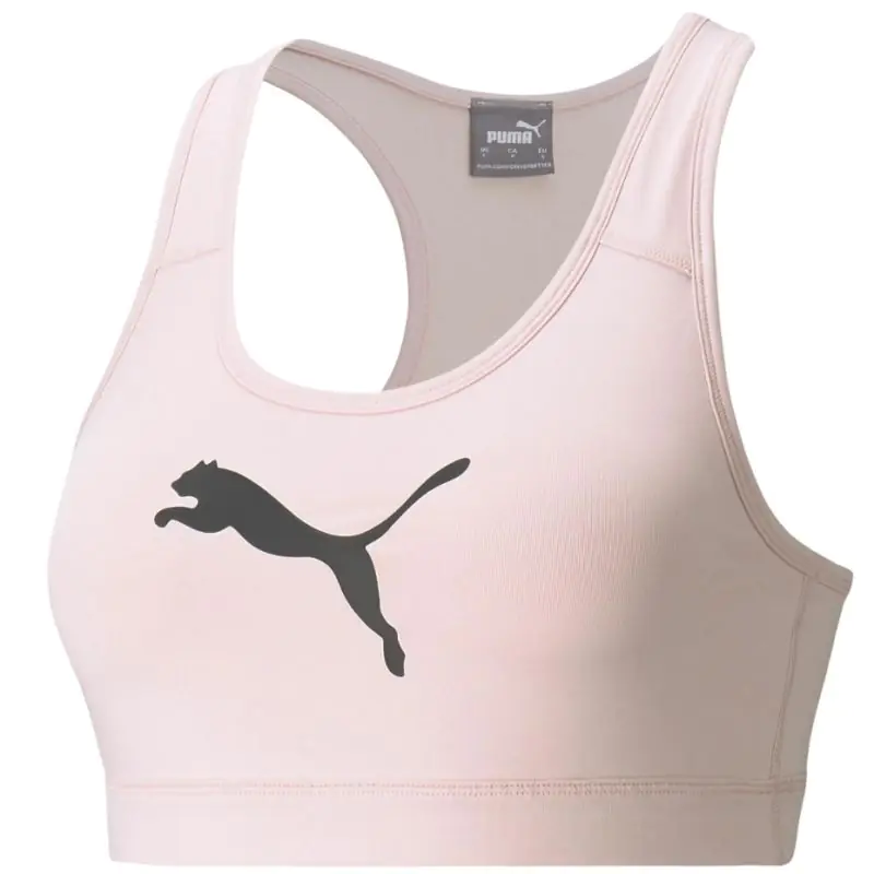 ⁨Stanik sportowy Puma Mid Impact 4Keeps Bra W 520304 (kolor Różowy, rozmiar L)⁩ w sklepie Wasserman.eu