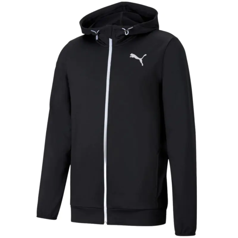 ⁨Puma Men's RTG FZ Hoodie black 585832 01⁩ at Wasserman.eu