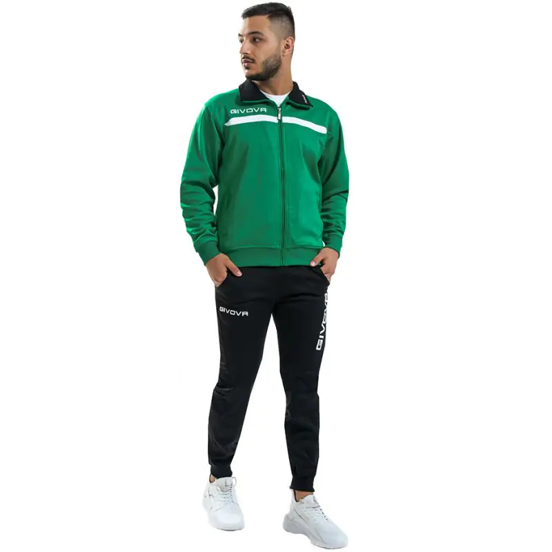 ⁨Givova Tuta Givova One Tracksuit Green-Black TT012 1310 L⁩ at Wasserman.eu