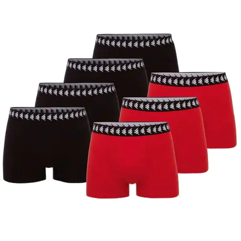 ⁨Bokserki Kappa Zid 7pack Boxer Shorts M 708276-18 (kolor Czarny. Czerwony, rozmiar S)⁩ w sklepie Wasserman.eu