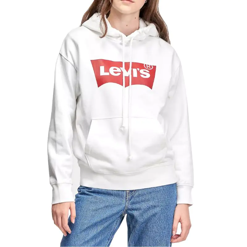 ⁨Bluza Levi's Graphic Standard Hoodie W (kolor Biały, rozmiar M)⁩ w sklepie Wasserman.eu