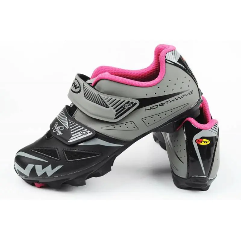 ⁨Buty rowerowe Northwave Elisir Evo W 80152014 (kolor Czarny. Różowy. Szary/Srebrny)⁩ w sklepie Wasserman.eu