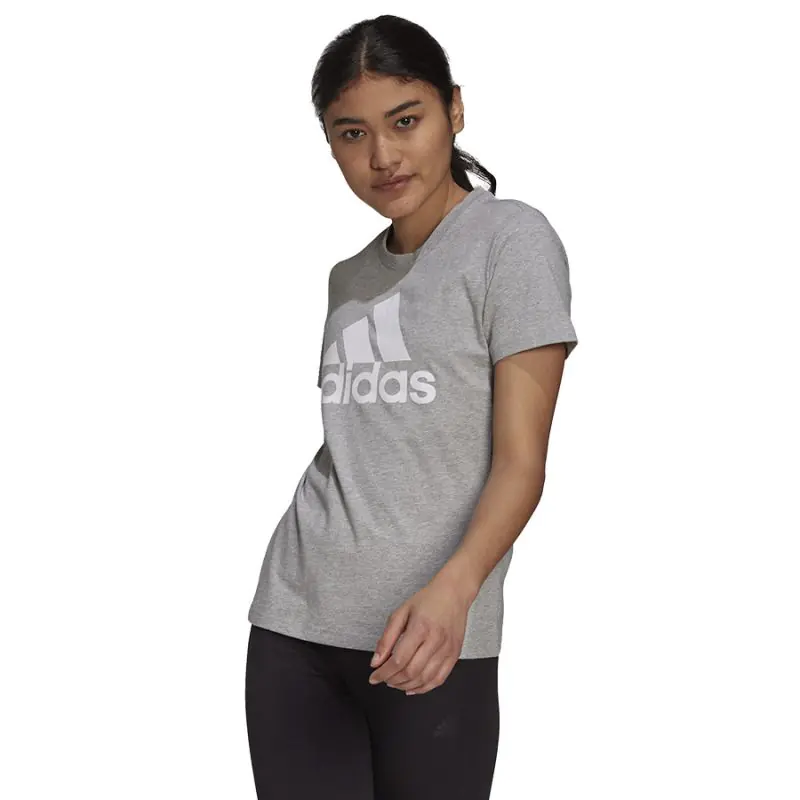 ⁨Koszulka adidas G Bl T W (kolor Szary/Srebrny, rozmiar L)⁩ w sklepie Wasserman.eu