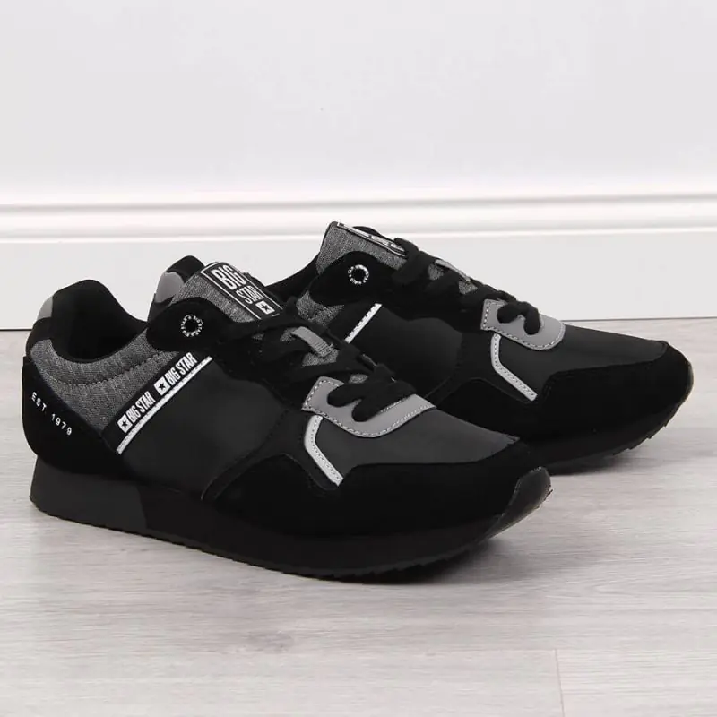 ⁨Buty sportowe Big Star M JJ174145 (kolor Czarny, rozmiar 43)⁩ w sklepie Wasserman.eu