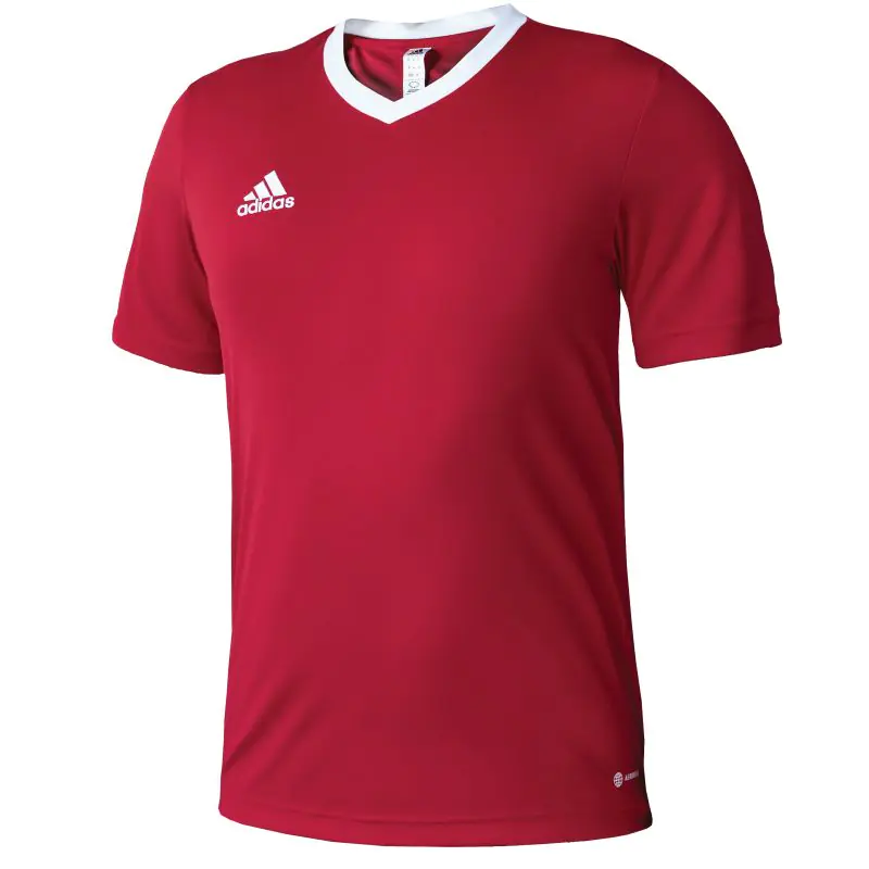 ⁨Koszulka adidas Entrada 22 M (kolor Czerwony, rozmiar XXL (193cm))⁩ w sklepie Wasserman.eu