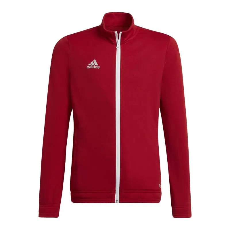 ⁨Bluza adidas Entrada 22 Track Jr (kolor Czerwony, rozmiar 128)⁩ w sklepie Wasserman.eu