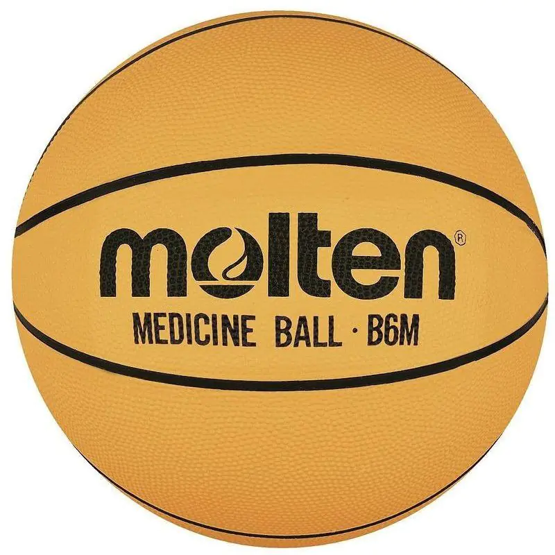 ⁨Piłka do koszykówki Molten trening medicine ball (1200gr) BM6 (kolor Żółty, rozmiar 6)⁩ w sklepie Wasserman.eu