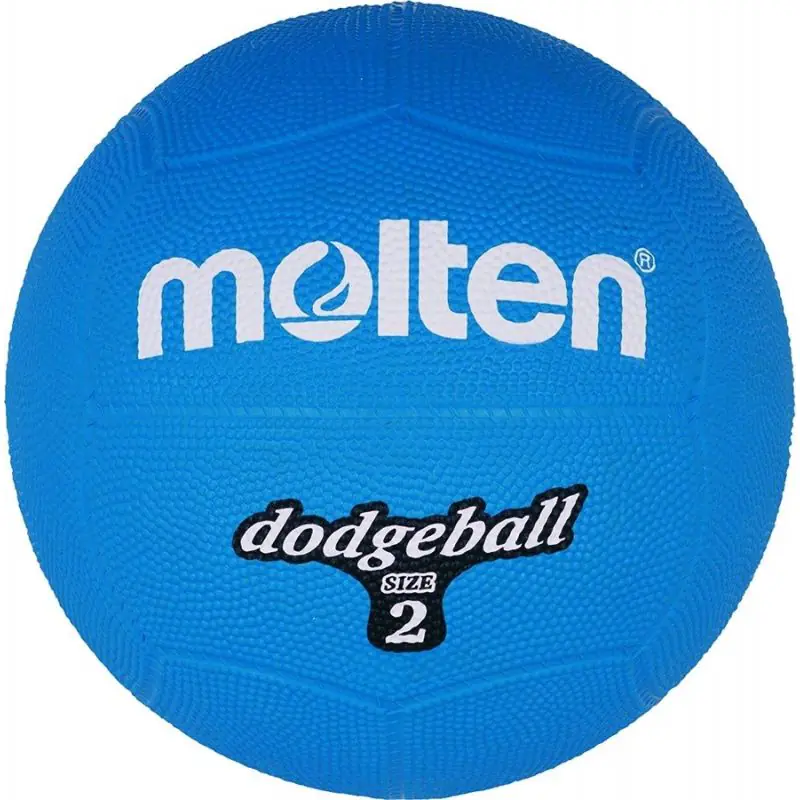 ⁨Piłka gumowa Molten DB2-B dodgeball size 2 HS-TNK (kolor Niebieski)⁩ w sklepie Wasserman.eu