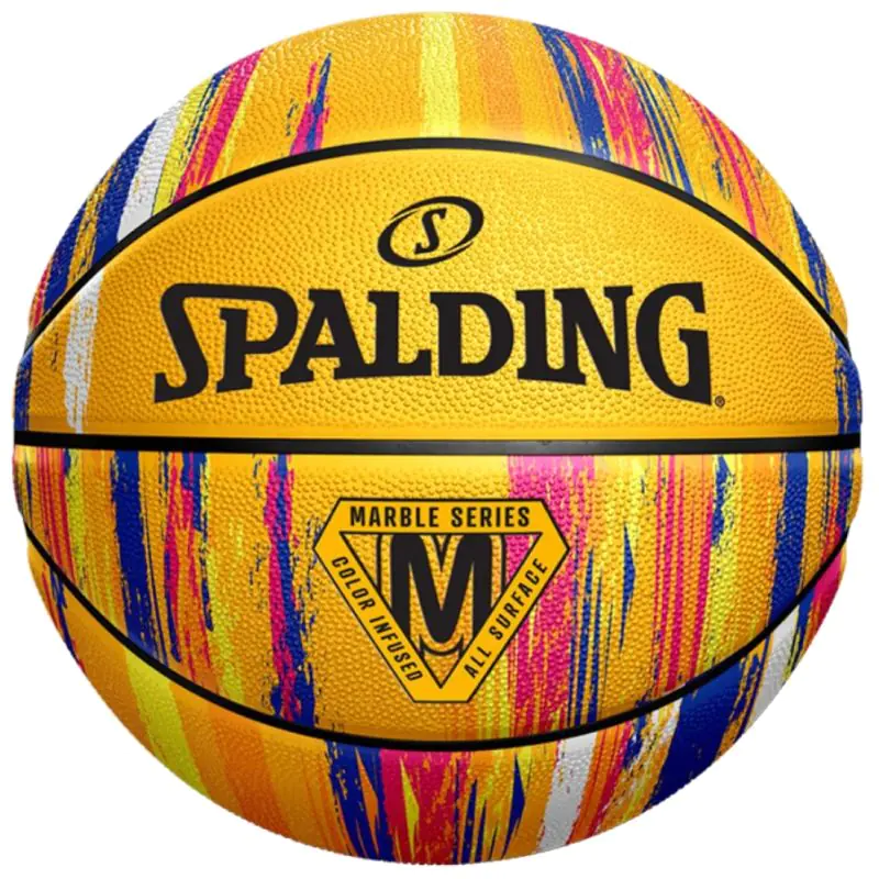 ⁨Piłka do koszykówki Spalding Marble Ball 84401Z (kolor Wielokolorowy, rozmiar 7)⁩ w sklepie Wasserman.eu
