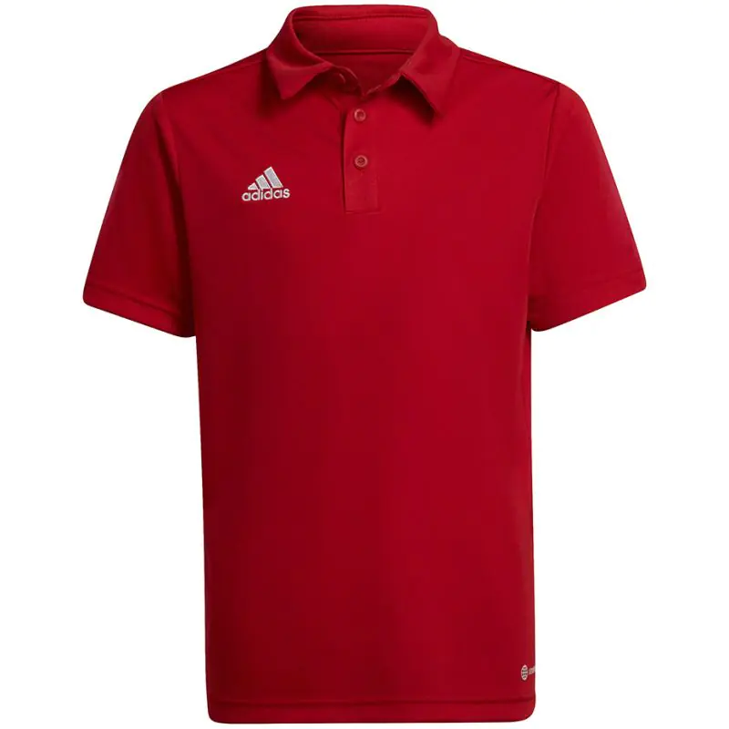 ⁨Koszulka adidas Entrada 22 Polo Jr (kolor Czerwony, rozmiar 164 cm)⁩ w sklepie Wasserman.eu