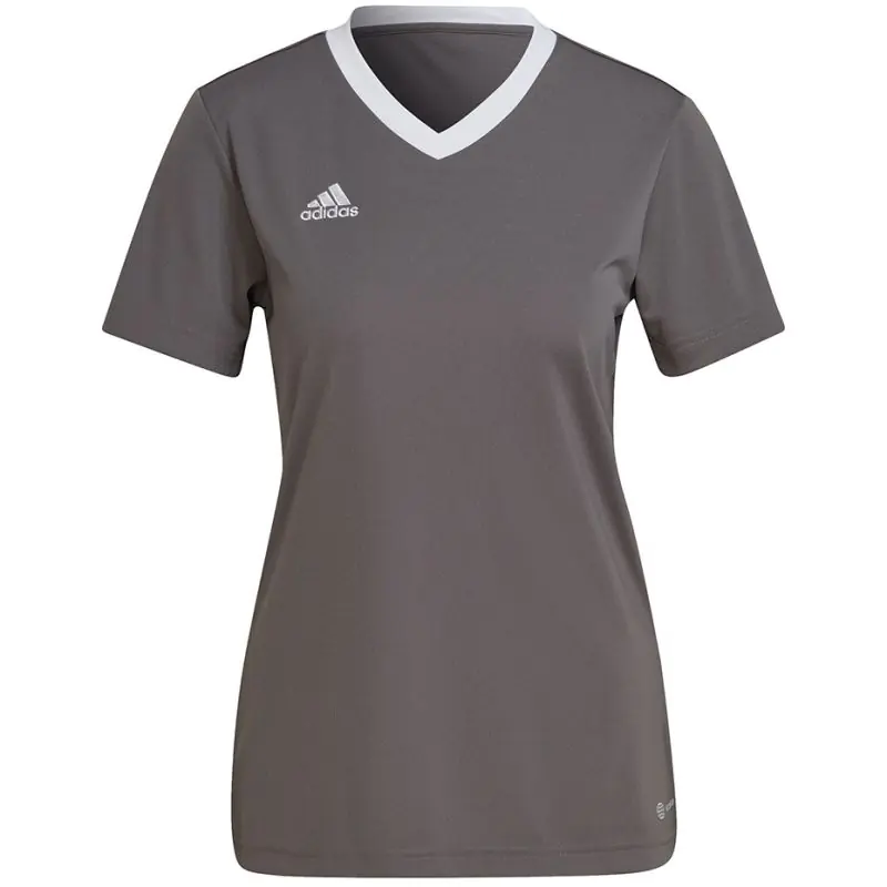 ⁨Koszulka adidas Entrada 22 Jsy W (kolor Szary/Srebrny, rozmiar 2XL)⁩ w sklepie Wasserman.eu