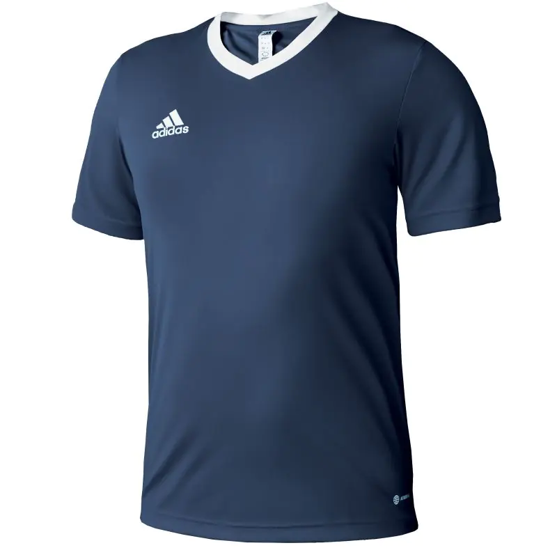 ⁨Koszulka adidas Entrada 22 Jersey Jr H57564 (kolor Granatowy, rozmiar 140 cm)⁩ w sklepie Wasserman.eu