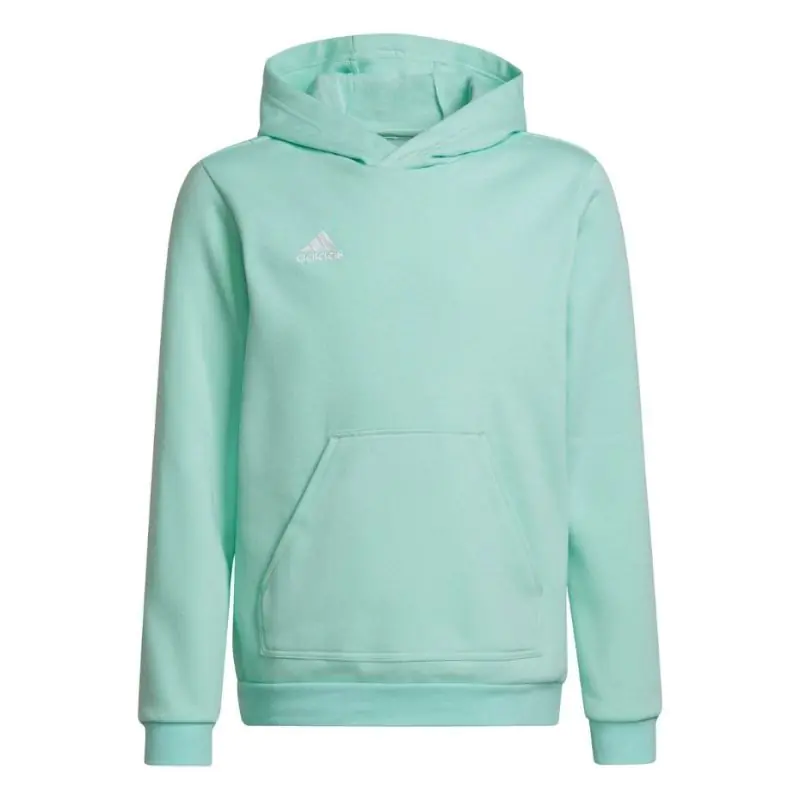 ⁨adidas Entrada 22 Hoody Sweatshirt Mint HC5066 164cm⁩ at Wasserman.eu
