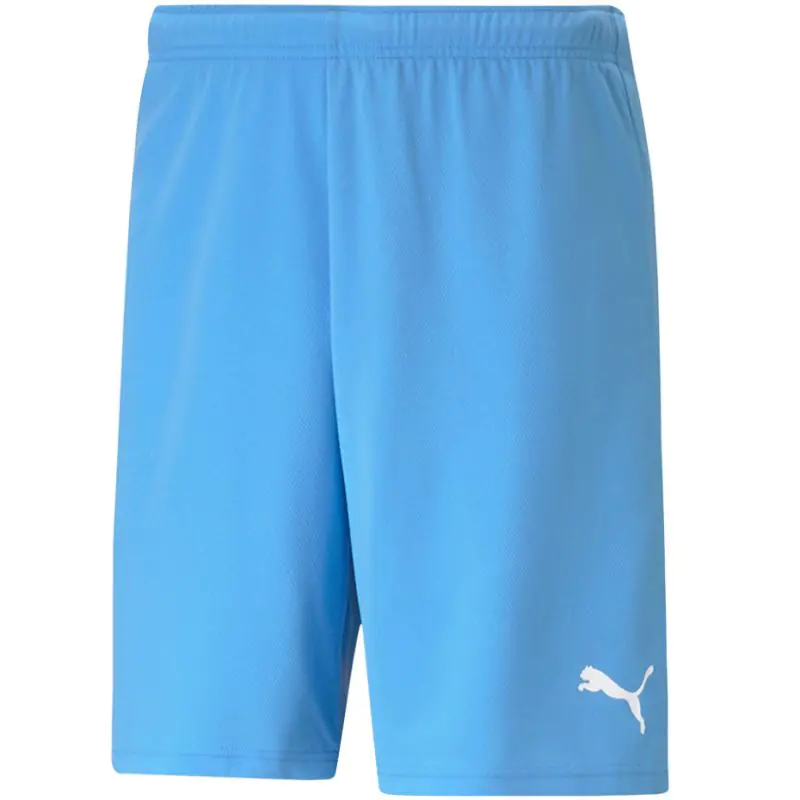 ⁨Spodenki Puma teamRise Short Team M 704942 (kolor Niebieski, rozmiar S)⁩ w sklepie Wasserman.eu