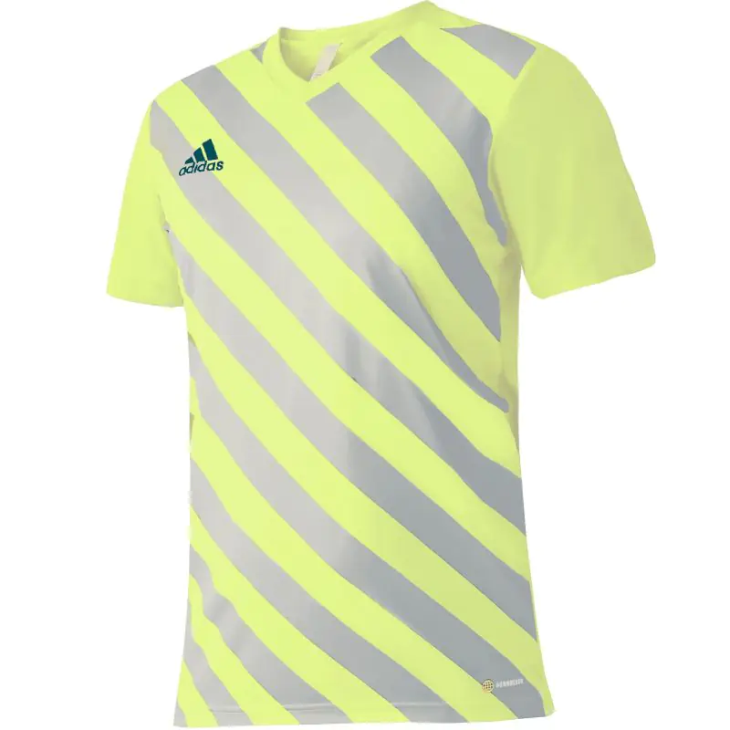 ⁨Koszulka adidas Entrada 22 Graphic Jersey M (kolor Czarny. Żółty, rozmiar S)⁩ w sklepie Wasserman.eu