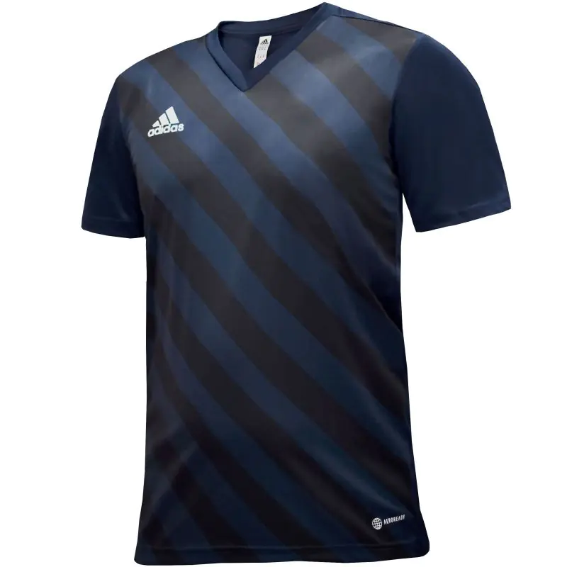 ⁨Koszulka adidas Entrada 22 Graphic Jersey Jr (kolor Granatowy, rozmiar 116cm)⁩ w sklepie Wasserman.eu