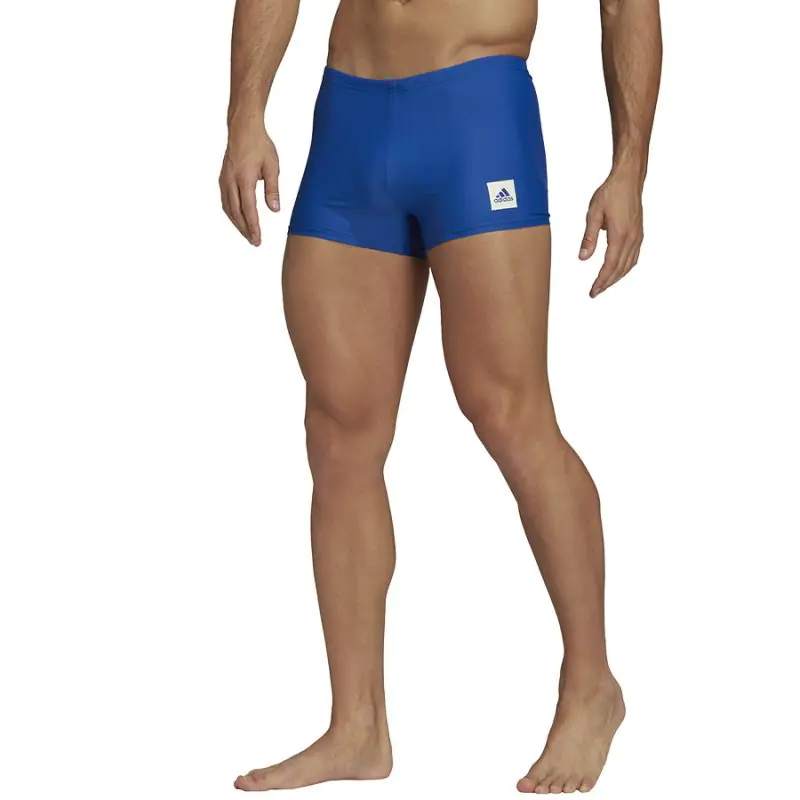 ⁨Kąpielówki adidas Solid Boxer M (kolor Niebieski, rozmiar S)⁩ w sklepie Wasserman.eu