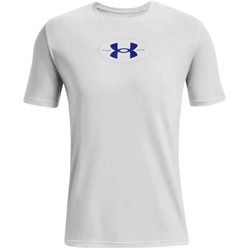 ⁨Koszulka Under Armour Repeat Ss graphics M 1371264 (kolor Szary/Srebrny, rozmiar S)⁩ w sklepie Wasserman.eu