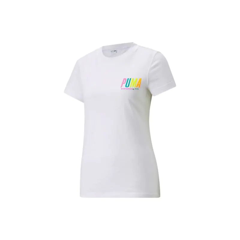 ⁨Koszulka Puma Swxp Graphite Tee W 533559 (kolor Biały, rozmiar S)⁩ w sklepie Wasserman.eu
