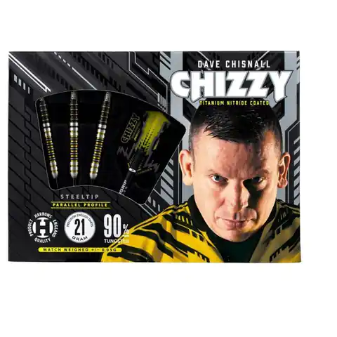 ⁨Rzutki Harrows Chizzy 90% Steeltip (kolor Czarny)⁩ w sklepie Wasserman.eu