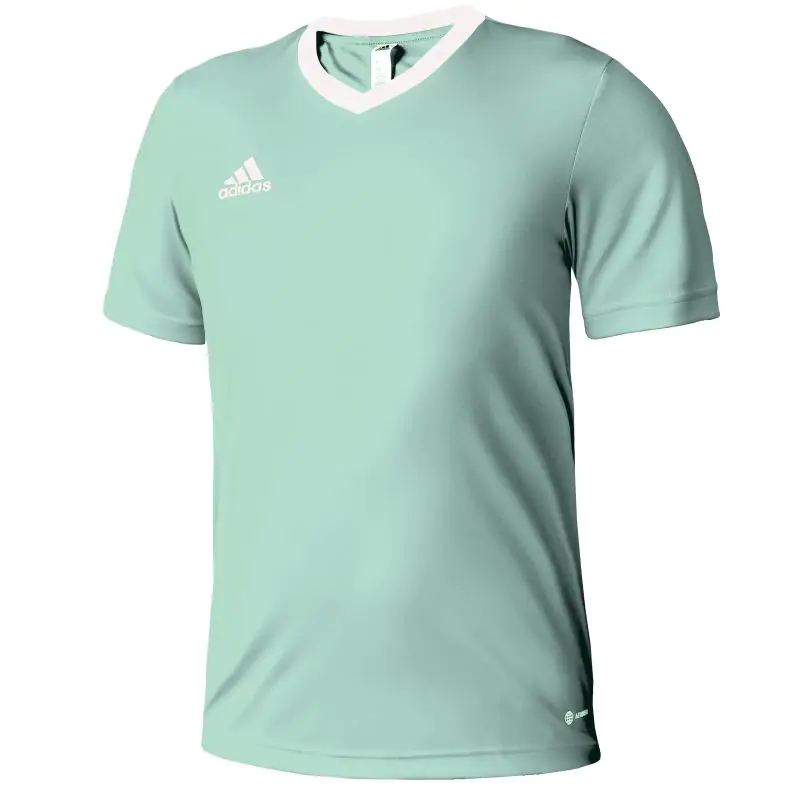 ⁨Koszulka adidas Entrada 22 Jersey Jr (kolor Zielony, rozmiar 152cm)⁩ w sklepie Wasserman.eu