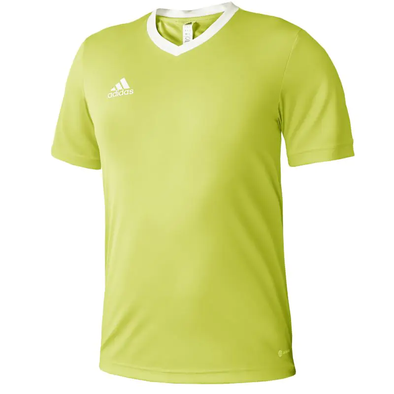 ⁨Koszulka adidas Entrada 22 Jersey Jr (kolor Zielony, rozmiar 116 cm)⁩ w sklepie Wasserman.eu