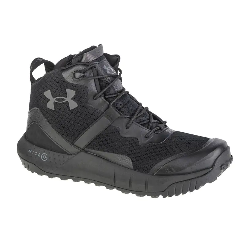 ⁨Buty Under Armour Micro G Valsetz Zip Mid M 3023747 (kolor Czarny, rozmiar 42.5)⁩ w sklepie Wasserman.eu