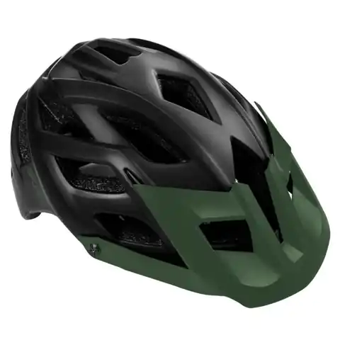 ⁨Kask rowerowy Spokey Singletrail 928237 (kolor Czarny. Zielony)⁩ w sklepie Wasserman.eu