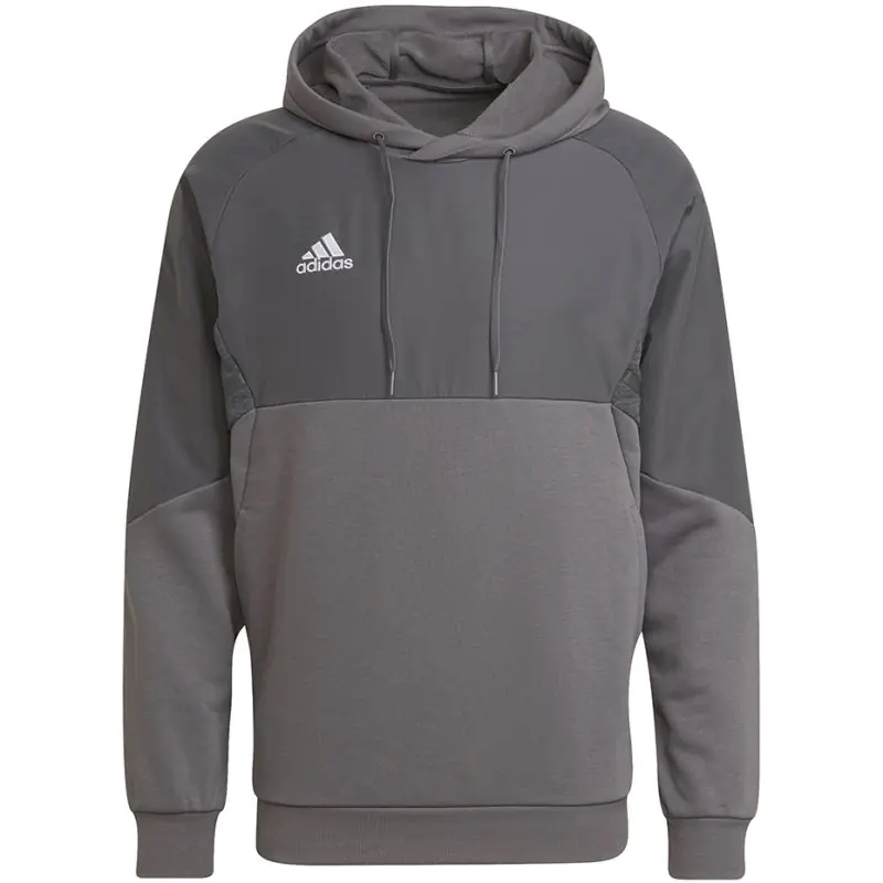 ⁨Bluza adidas Condivo 22 Hoody M HD2306 (kolor Szary/Srebrny, rozmiar S)⁩ w sklepie Wasserman.eu