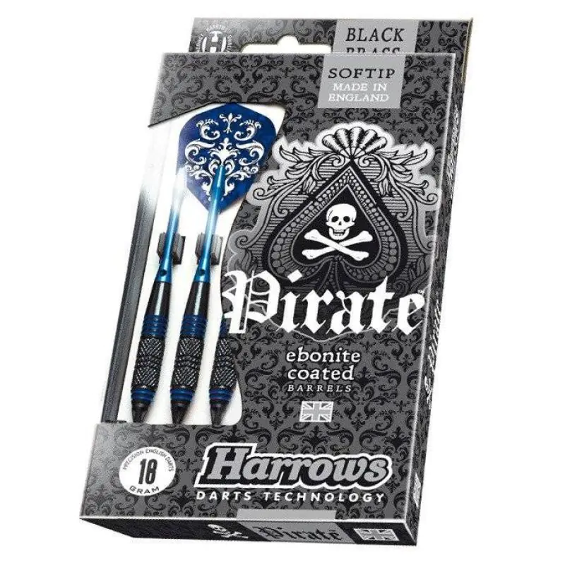 ⁨Rzutki Harrows PIRATE Softip HS-TNK (kolor Niebieski)⁩ w sklepie Wasserman.eu