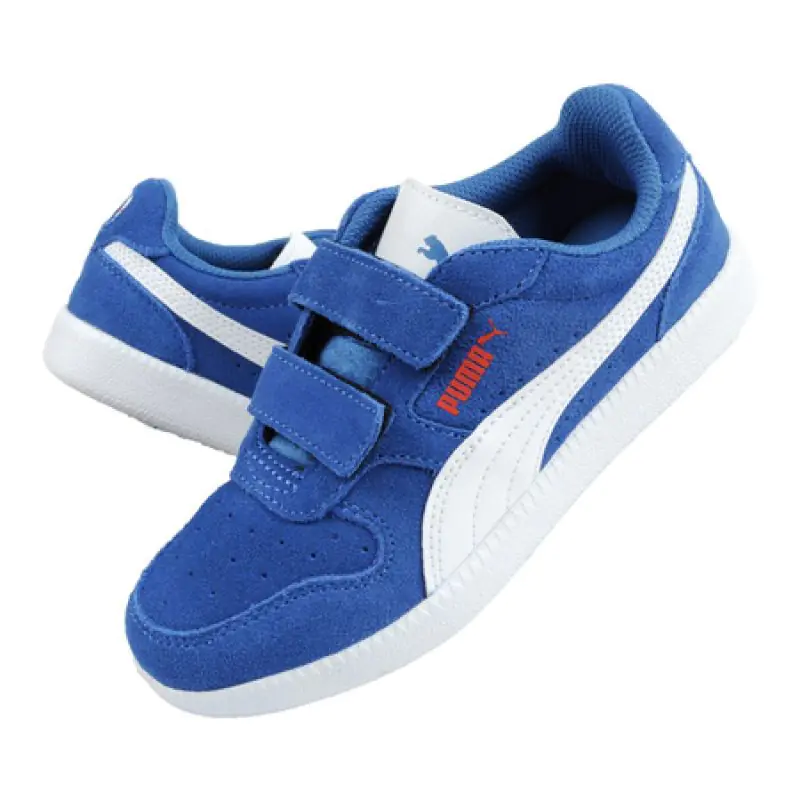 ⁨Buty Puma Icra Trainer Jr 360756 (kolor Niebieski)⁩ w sklepie Wasserman.eu