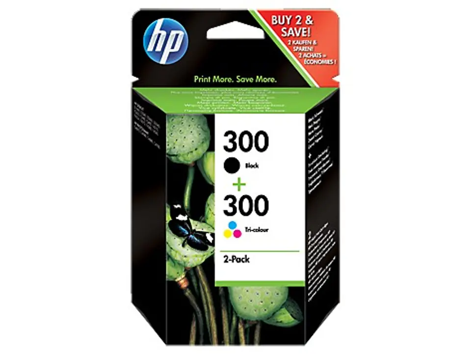 Combo Pack Ink No. 300 Black + Colorful CN637EE at Wasserman.eu