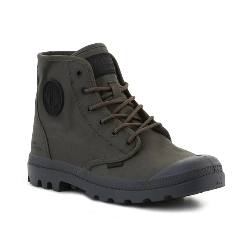 ⁨Buty Palladium Pampa HI HTG Supply U 77356 (kolor Szary/Srebrny, rozmiar EU 36)⁩ w sklepie Wasserman.eu