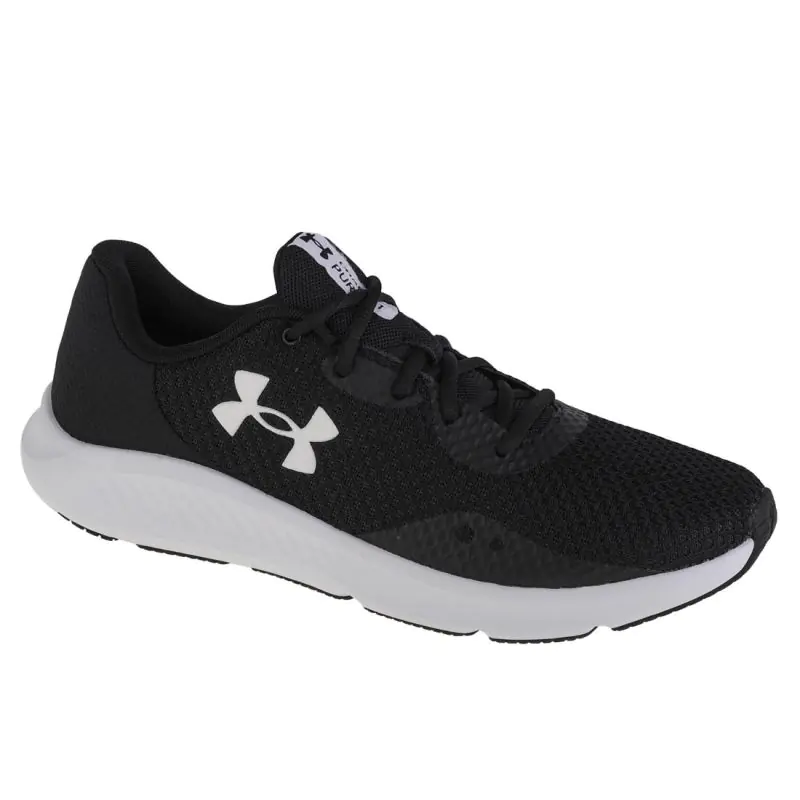 ⁨Buty do biegania Under Armour Charged Pursuit 3 M 3024878 (kolor Biały. Czarny, rozmiar 42.5)⁩ w sklepie Wasserman.eu