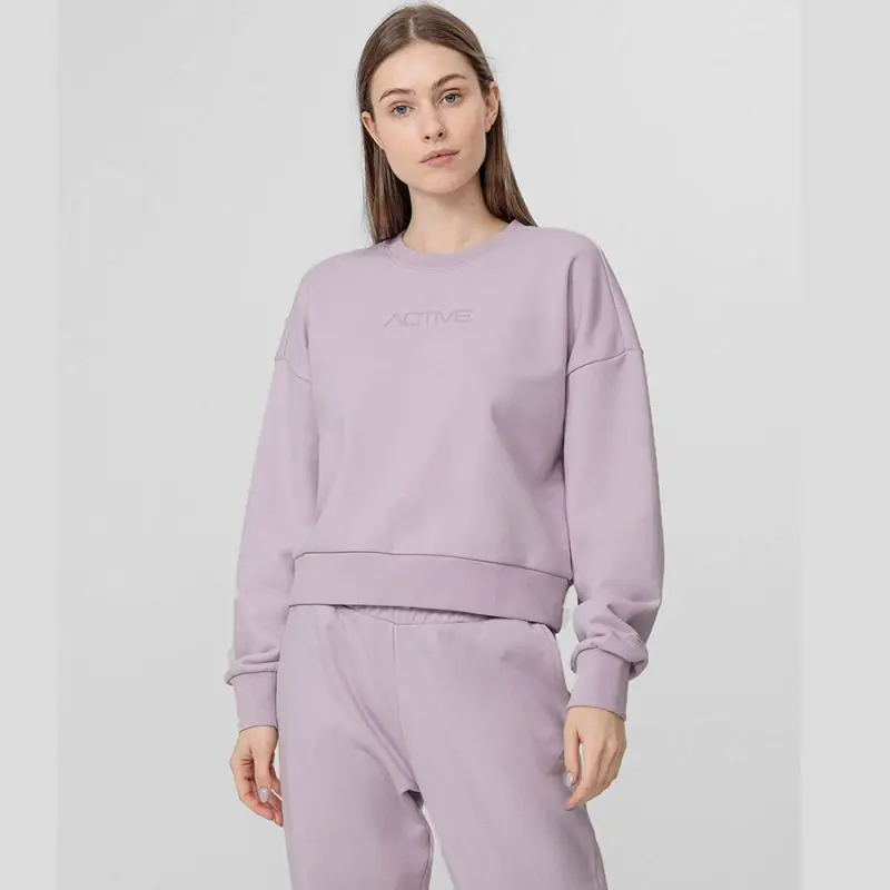 ⁨Bluza 4F W H4L22-BLD023 (kolor Fioletowy, rozmiar L)⁩ w sklepie Wasserman.eu