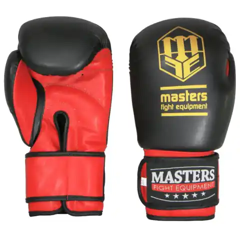 ⁨Rękawice bokserskie Masters - RPU (kolor Czarny. Czerwony. Niebieski)⁩ w sklepie Wasserman.eu