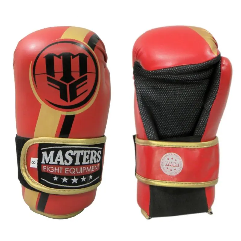 Rękawice otwarte ROSM-MASTERS (WAKO APPROVED) 01559-02M (kolor Czerwony) w sklepie Wasserman.eu