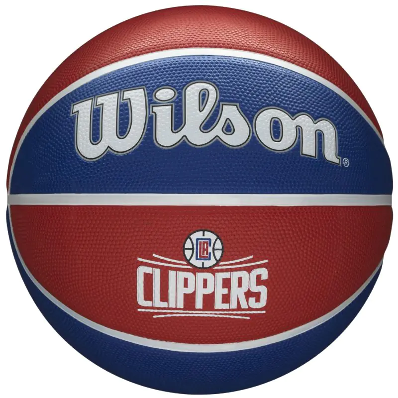 ⁨Piłka Wilson NBA Team Los Angeles Clippers Ball WTB1300XBLAC (kolor Czerwony, rozmiar 7)⁩ w sklepie Wasserman.eu