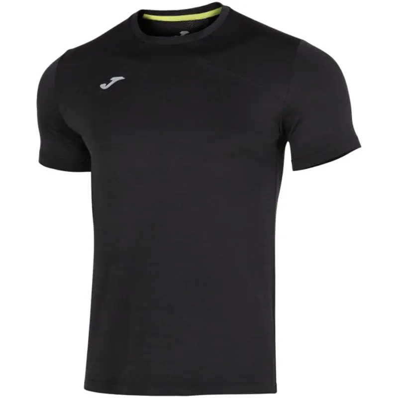 ⁨Joma Running Night Short Slevee Men's T-Shirt Black 101775.100 L⁩ at Wasserman.eu