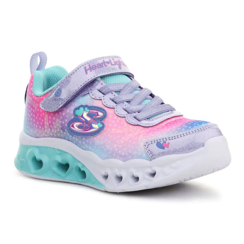 ⁨Buty Skechers S Lights Flutter Heart Lights Jr 302315 (kolor Różowy, rozmiar EU 31)⁩ w sklepie Wasserman.eu