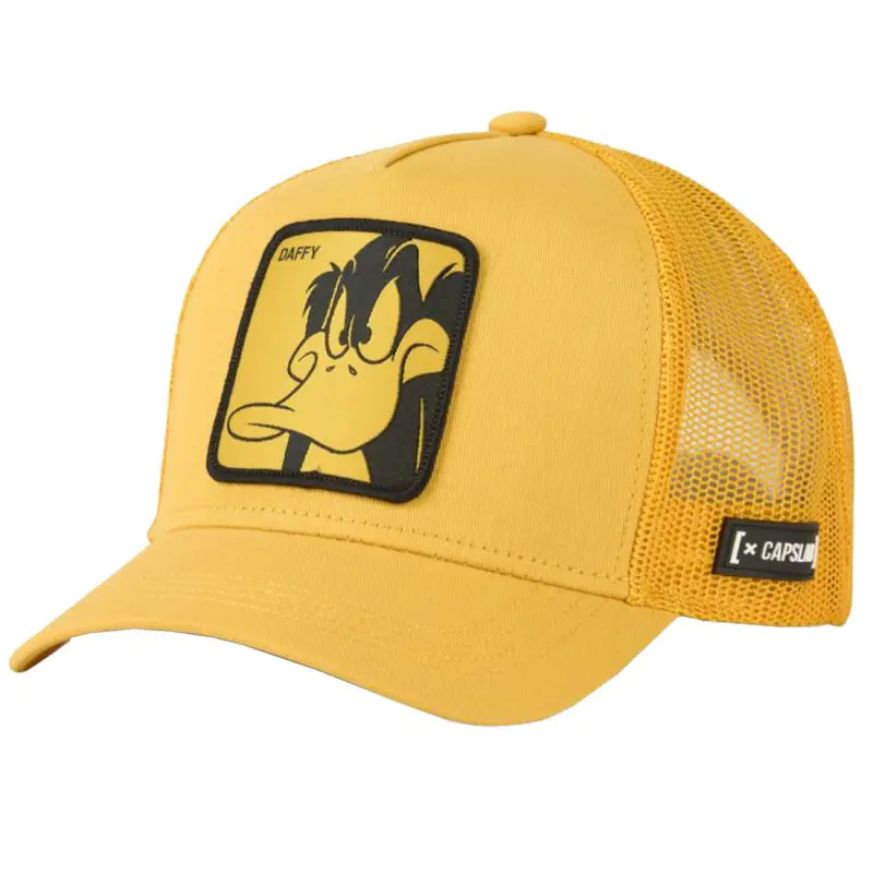 ⁨Czapka z daszkiem Capslab Looney Tunes Daffy Duck Cap M (kolor Żółty, rozmiar One size)⁩ w sklepie Wasserman.eu