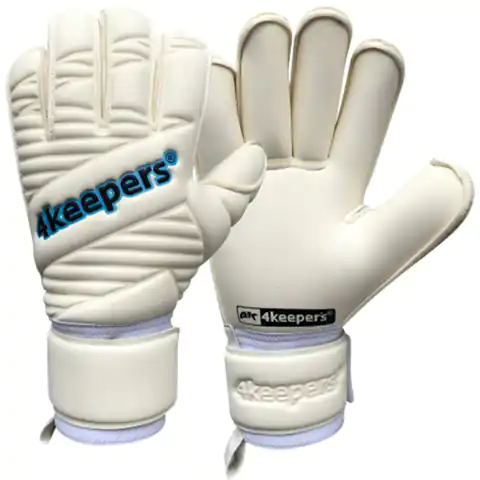 ⁨Rękawice bramkarskie 4Keepers Retro IV RF (kolor Biały, rozmiar 9.5)⁩ w sklepie Wasserman.eu