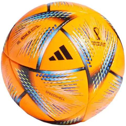 ⁨Piłka nożna adidas Al Rihla Pro Winter H57781 (kolor Pomarańczowy, rozmiar 5)⁩ w sklepie Wasserman.eu