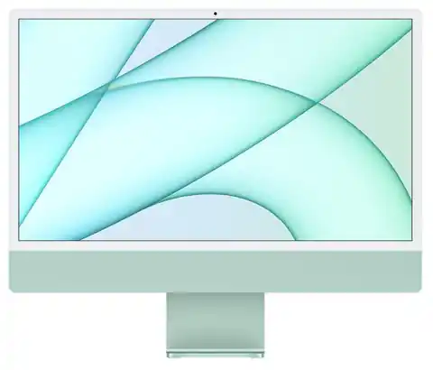 ⁨24 iMac Retina 4.5K display: Apple M1 chip 8 core CPU and 8 core GPU, 512GB - Green⁩ w sklepie Wasserman.eu