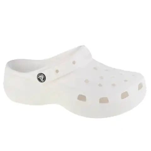 ⁨Klapki Crocs Classic Platform Clog W 206750 (kolor Biały, rozmiar 42/43)⁩ w sklepie Wasserman.eu