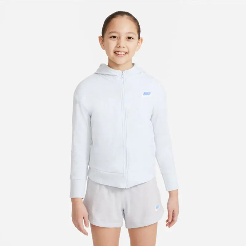 ⁨Bluza Nike Sportswear Jr DA1124 (kolor Szary/Srebrny, rozmiar M (137-147cm))⁩ w sklepie Wasserman.eu