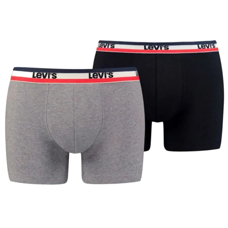 ⁨Bokserki Levi's Boxer 2 Pairs Briefs M 37149 (kolor Czarny, rozmiar S)⁩ w sklepie Wasserman.eu